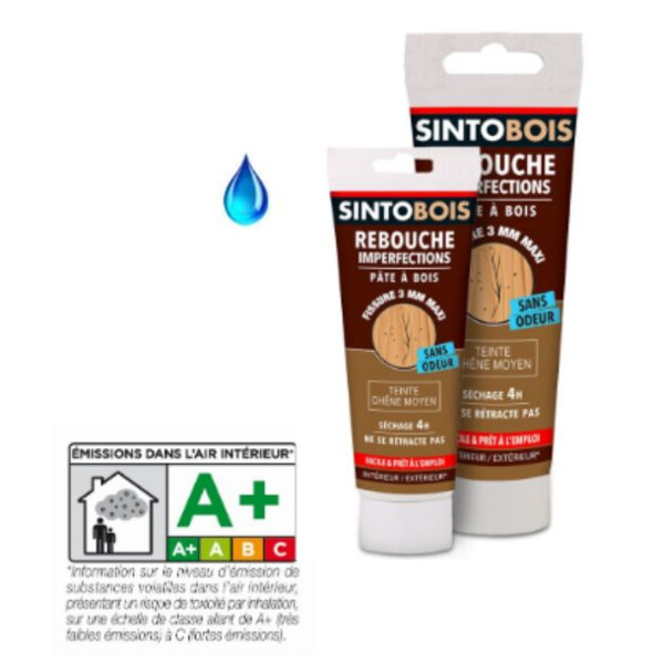 Pate a bois a l'eau sintobois