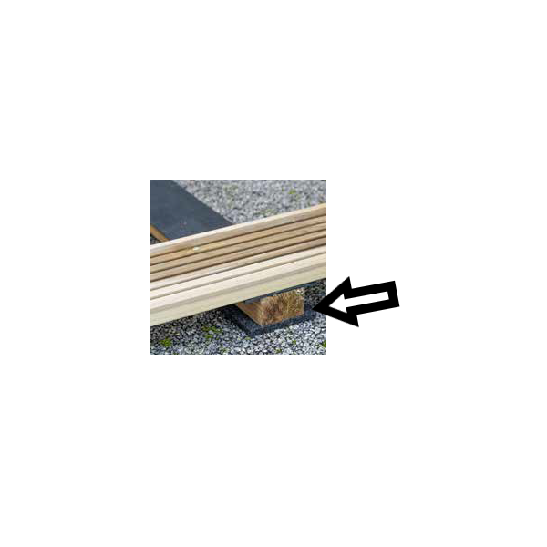 Patin pour terrasse x10 smartool