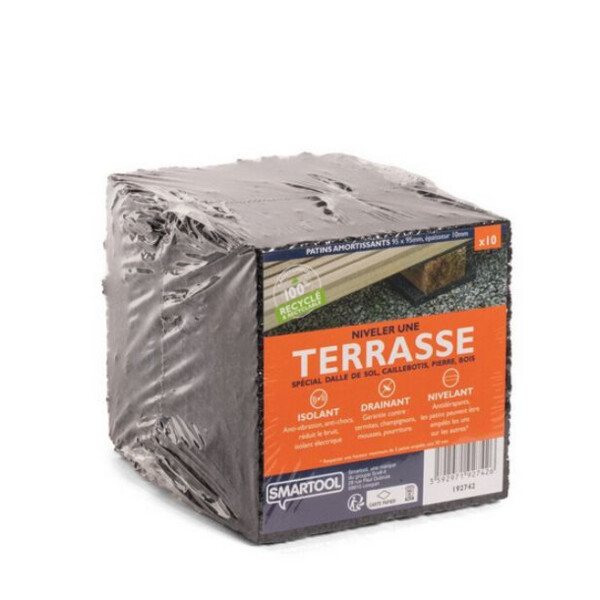 Patin pour terrasse x10 smartool