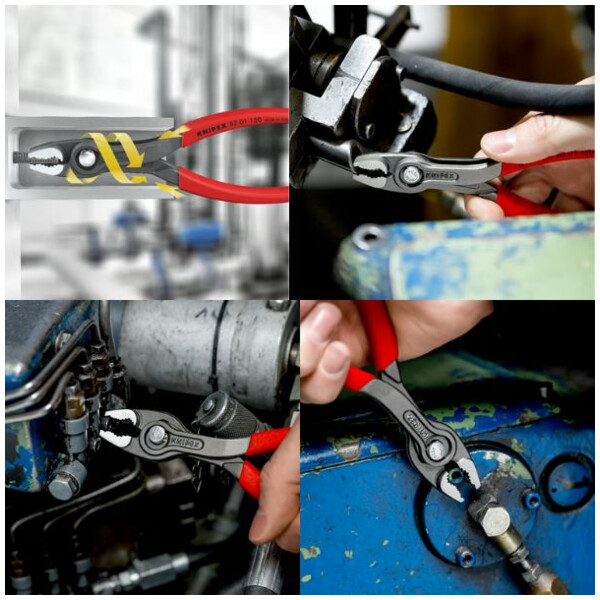 Pince multiprise frontale et laterale twingrip