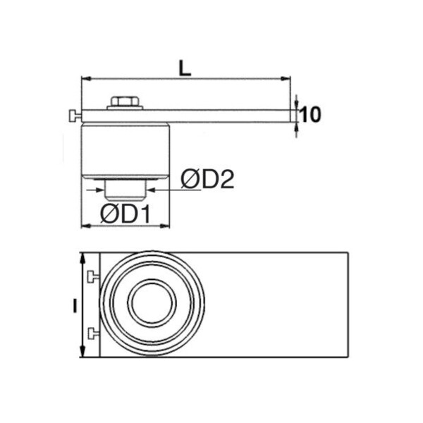 Pivot superieur double reglage a roulement