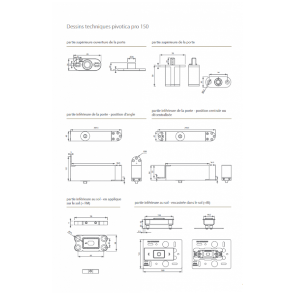 Pivotica pro f90 avec position fixe 90