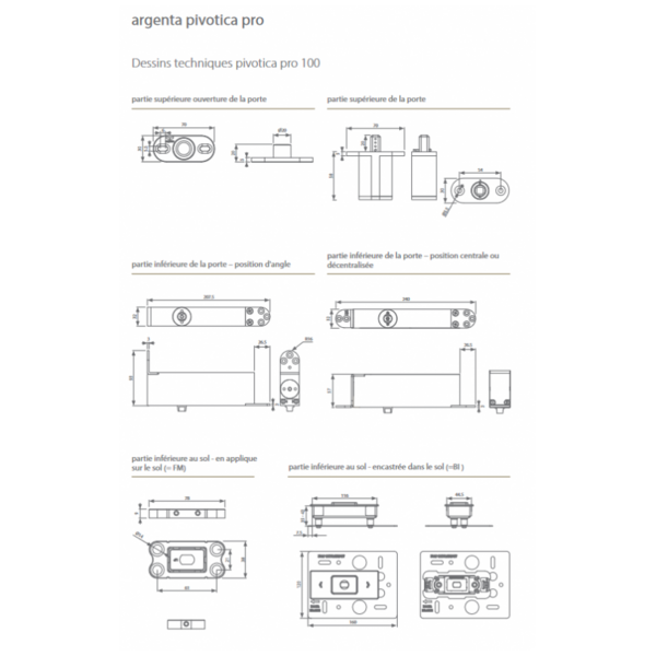 Pivotica pro f90 avec position fixe 90