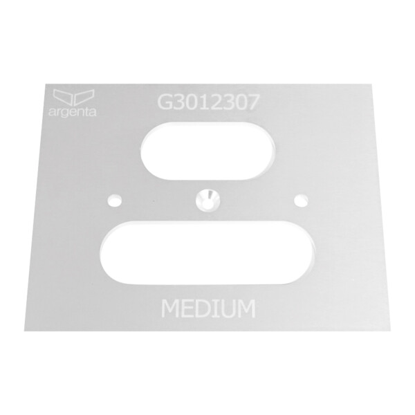 Plaque d'insertion pour gabarit paumelle