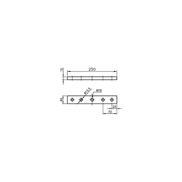 Plaque de fixation 137.610