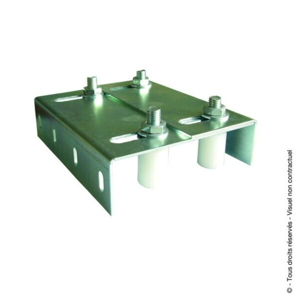 Plaque de guidage double reglage