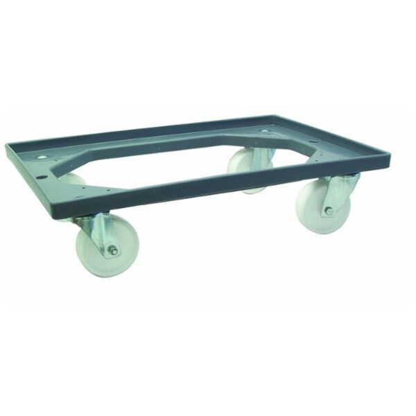 Plateforme à roulettes pour bac norme eu