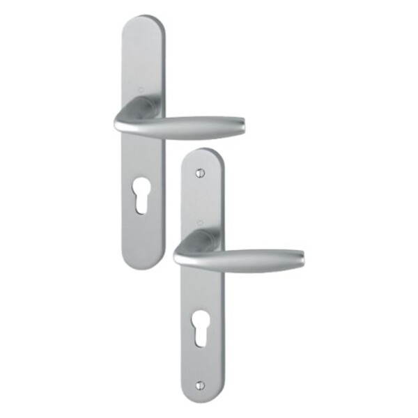 Poignée de porte large new-york entraxe 195 mm