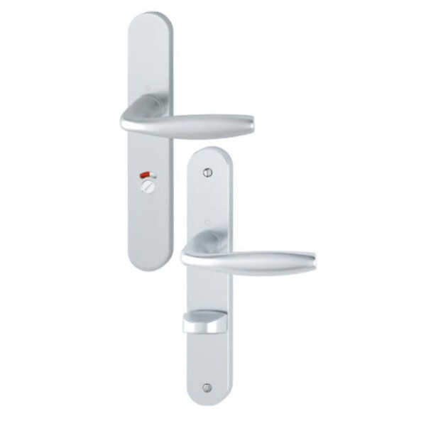 Poignée de porte large new-york entraxe 195 mm