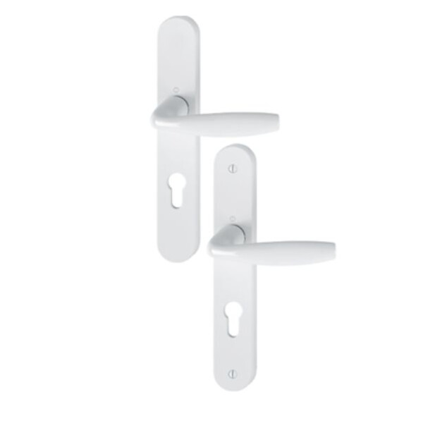 Poignée de porte large new-york entraxe 195 mm