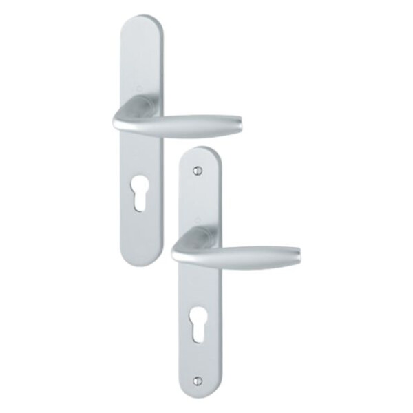 Poignée de porte large new-york entraxe 195 mm