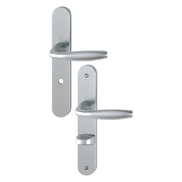 Poignée de porte large new-york entraxe 195 mm