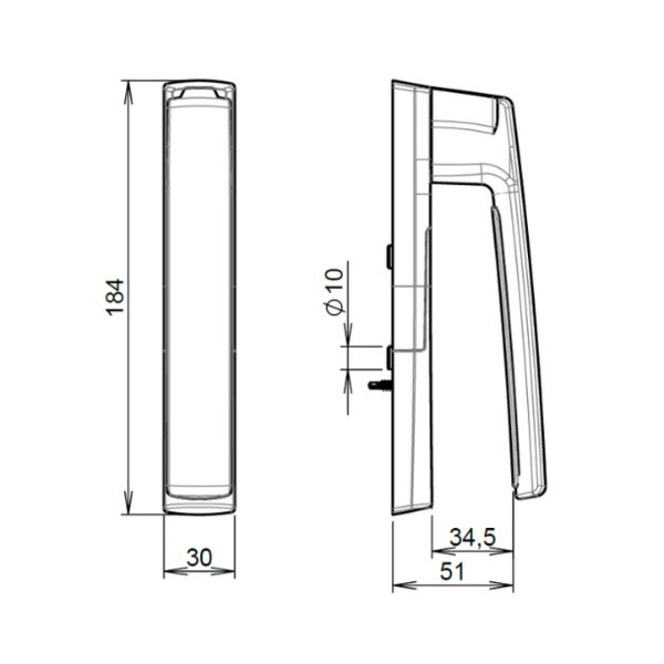 Poignée fixe sarena rft 7084
