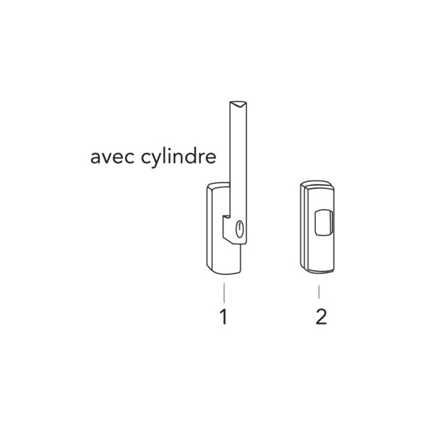 Poignée intérieure à clé psk 200z