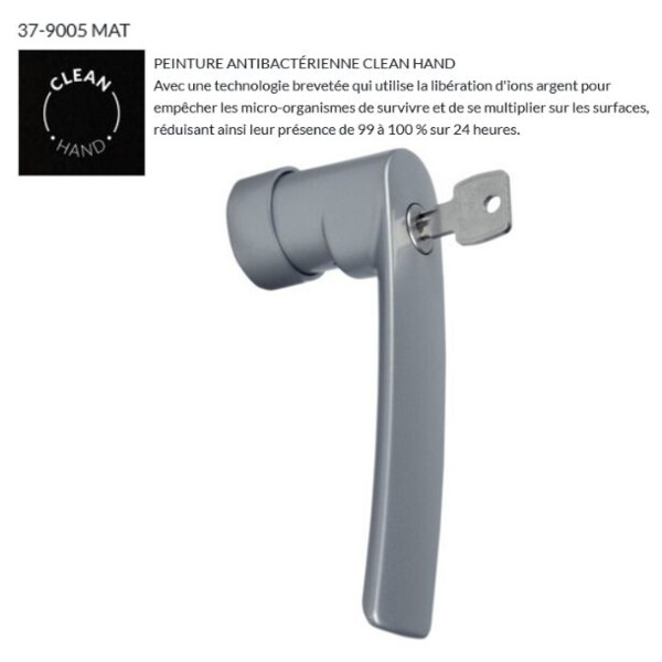 Poignée iris tbt à clé