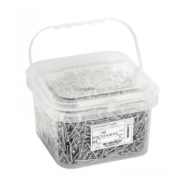 Pointe inox pour bardage