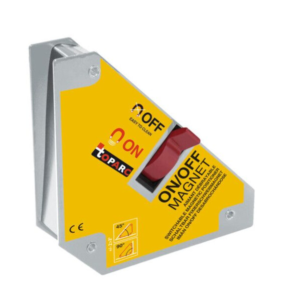 POSITIONNEUR SOUDURE SINGLE SWITCH MAGNETIC D36.90 (Présentation) Positionneur soudure single switch magnetic d36.90