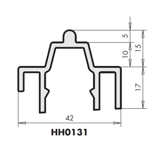 Rail porteur pour hh7642