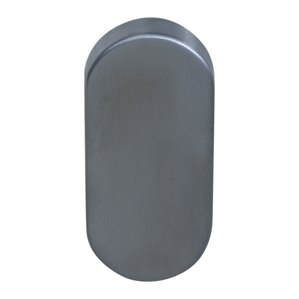 Paire de rosace inox ovale