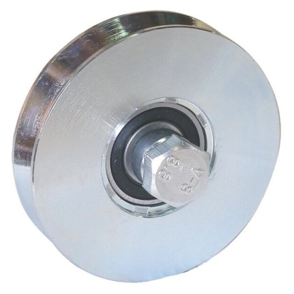 Roue a gorge triangulaire