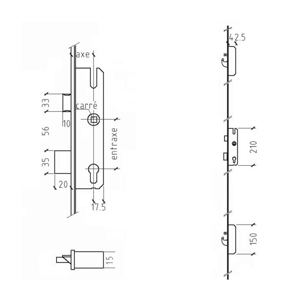 Serrure as2750