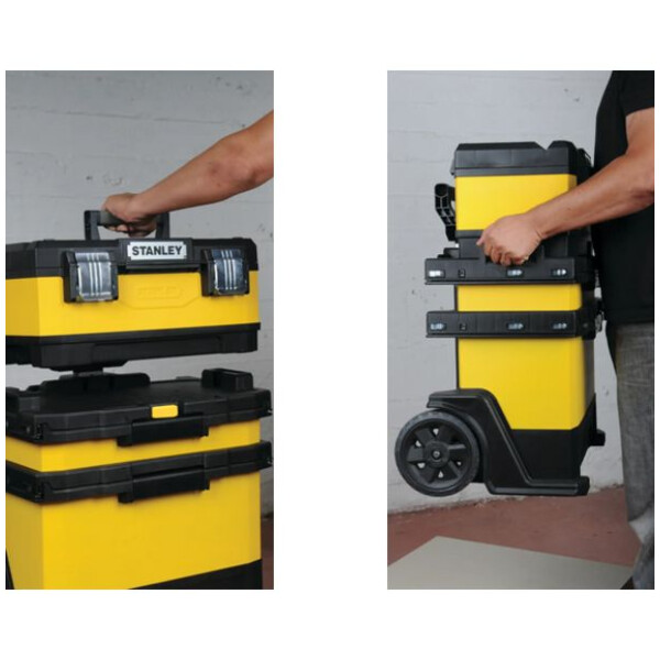 Servante d'atelier bimatière - 53l