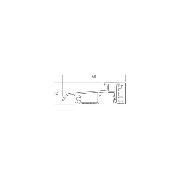 Seuil aluminium pl60rt