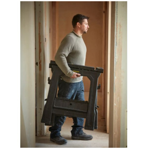 Treteaux pliables 450kg lot de 2 pcs - stst1-70713