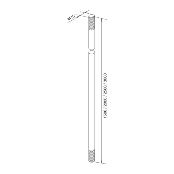 Tringle pour manoeuvre de semi fixe