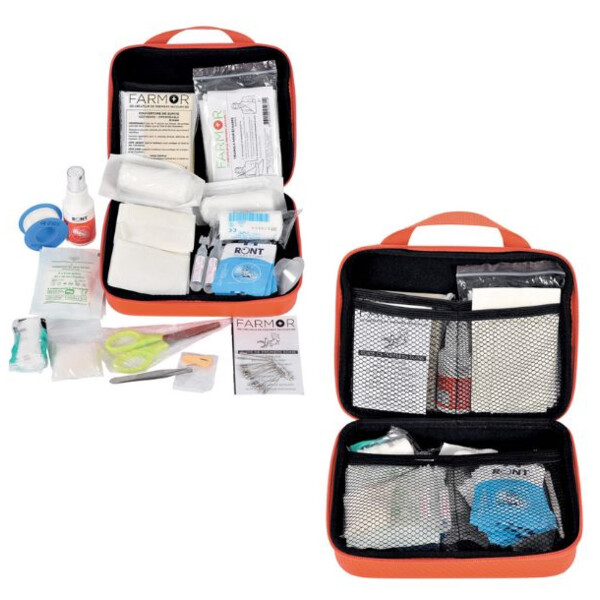 Trousse de secours 4/6 pers fluo