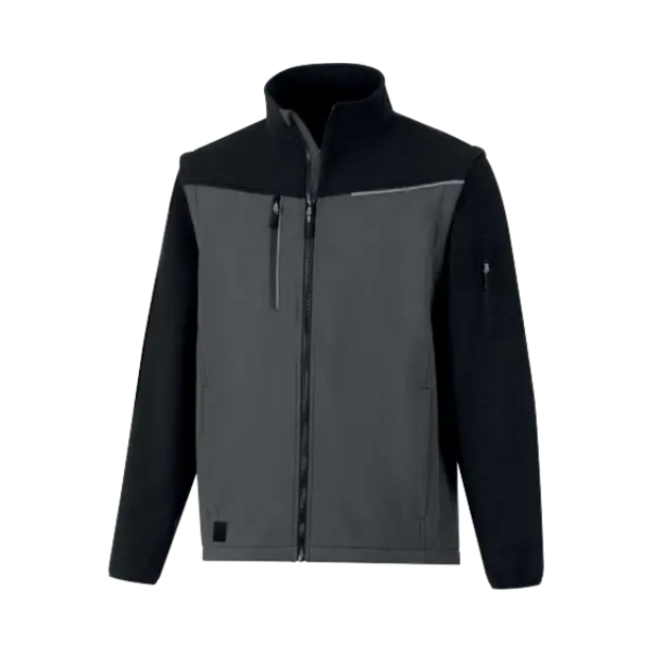 Veste softshell soccia gris/noir