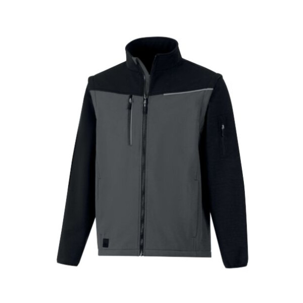 Veste soccia gris noir