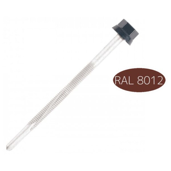 Vis fixation bac acier sur fer - i ral 8012