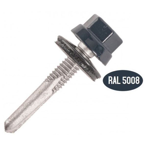 Vis fixation placage bac acier sur fer i