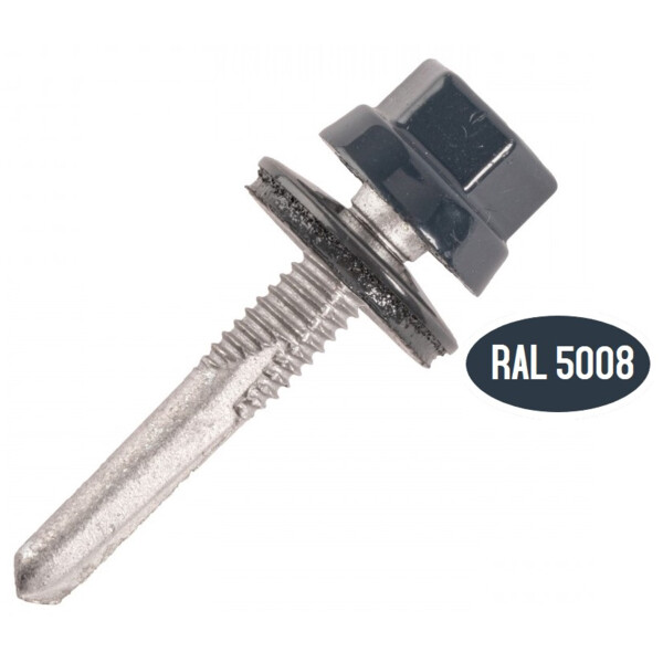 Vis fixation placage bac acier sur fer i