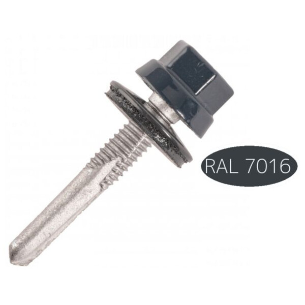 Vis fixation placage bac acier sur fer i