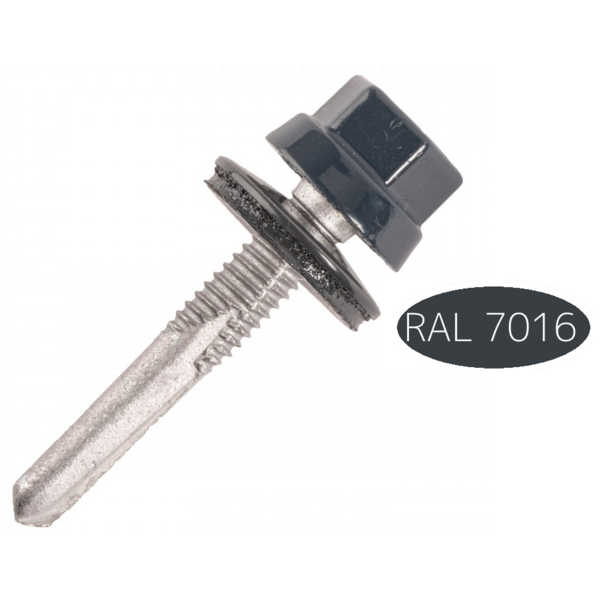 Vis fixation placage bac acier sur fer i