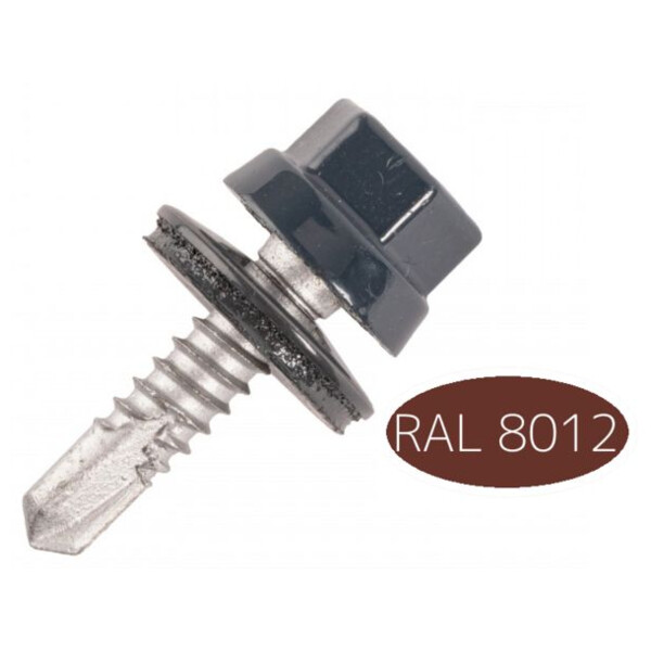 Vis fixation placage bac acier sur fer z