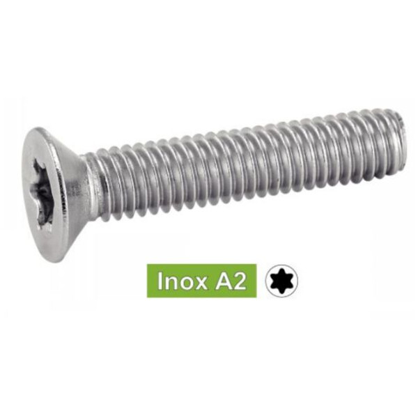 Vis metaux tf torx a2 din 965