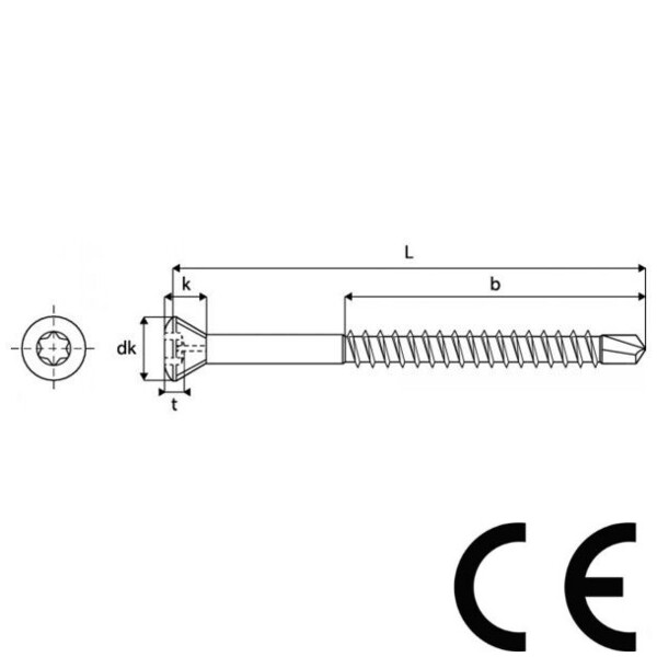 Vis parquet bardage tx tf fp a2