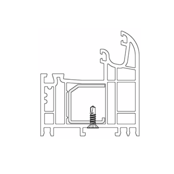 Vis pvc tête fraisée fd21