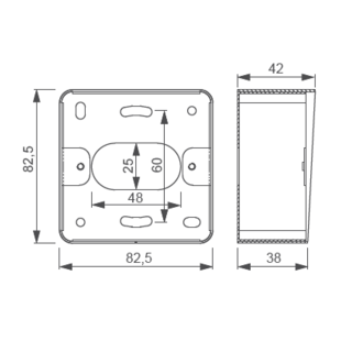 Boîtier applique Izyx Izyx Systems