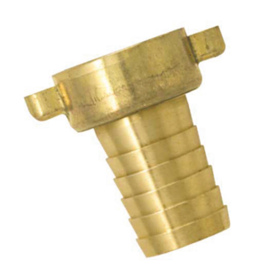 NEZ DE ROBINET CANNELE AVEC ECROU A AILETTES Boutte