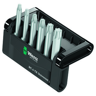 ETUI D'EMBOUTS BIT-CHECK 6 TX UNIVERSAL 1 (6 PIECES) Wera