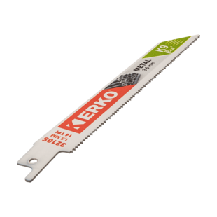 LAME DE SCIE SABRE BIMETAL METAL K9 FLEX 150x19x0,9 14TPI (X5) Erko