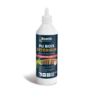 COLLE A BOIS PU BOIS EXTERIEUR BIBERON 500G Bostik COLLE A BOIS PU BOIS EXTERIEUR BIBERON 500G Bostik