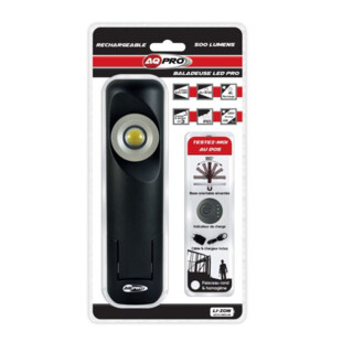 BALADEUSE RECHARGEABLE 500 LUMENS AQPRO Energy Service BALADEUSE RECHARGEABLE 500 LUMENS AQPRO Energy Service