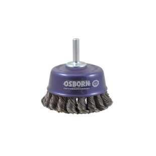 BROSSE COUPE SUR TIGE DE 6 MM Ø65 MM ACIER TORSADÉ 0,50 MM Osborn