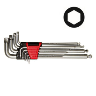 CLE MALE 6 PANS POUR EMPREINTE ABIMEE (9 PIECES) Ks Tools CLE MALE 6 PANS POUR EMPREINTE ABIMEE (9 PIECES) Ks Tools