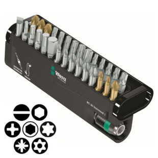 COFFRET D'EMBOUTS BIT-CHECK 30 UNIVERSEL 1 (30 PIECES) Wera